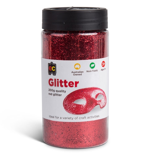 Glitter Fine - EC 200gm Red